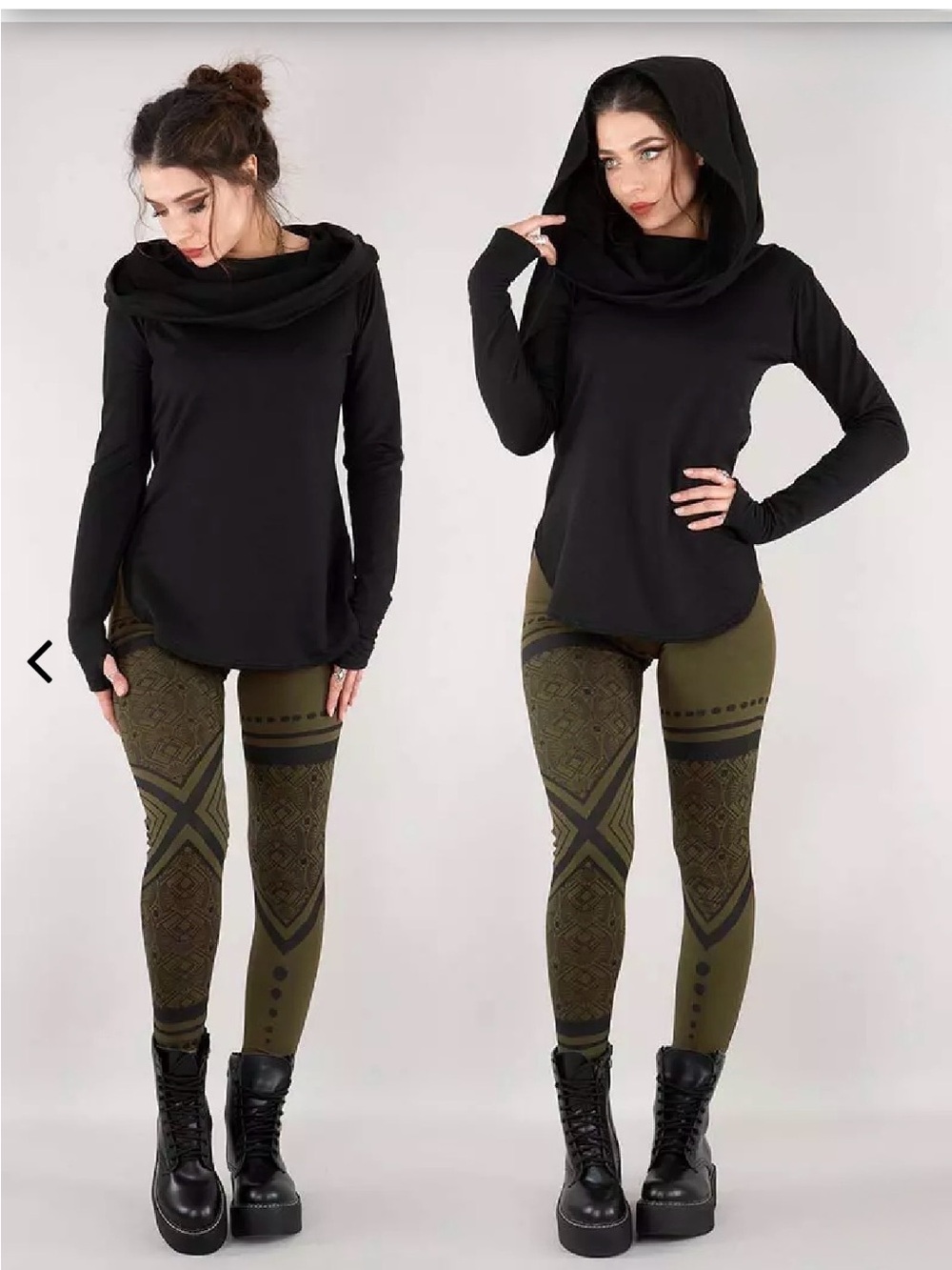 Toonzshop Yggdrazil hooded tunic top.